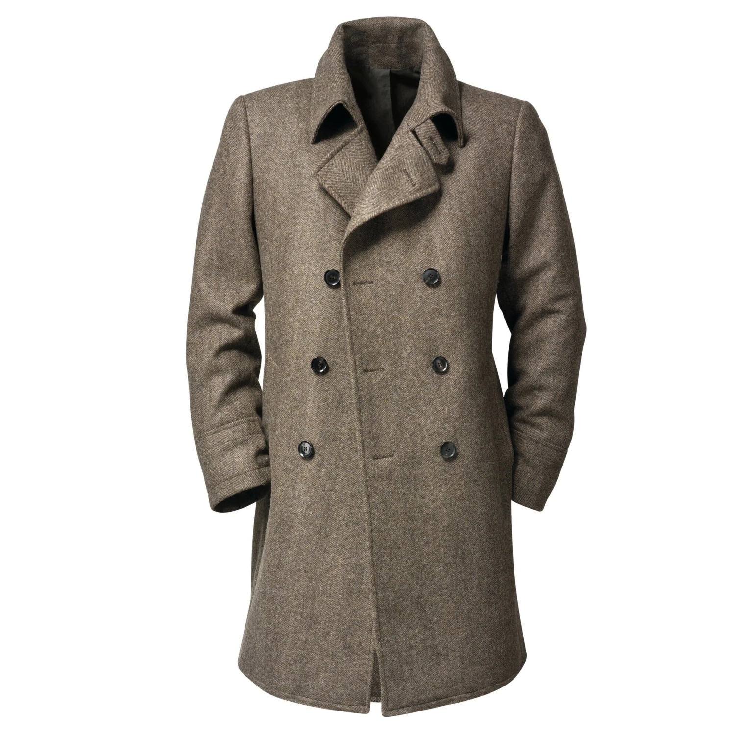 Alpago Herenjas Visgraat, Braun-beige-melange 4 Alpago Herenjas Visgraat, Braun-beige-melange - Afbeelding 2