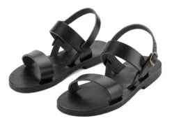 Benedictijnse Herensandalen, Zwart