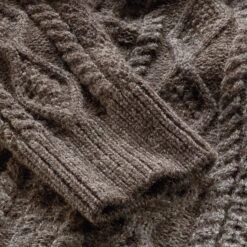 Black Sheep Aran Trui, Bruin 9 Black Sheep Aran Trui, Bruin -Armedangels Winkel black sheep aran trui 3