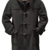 Dufflecoat Elysian Mannen, Antraciet -Armedangels Winkel dufflecoat elysian mannen