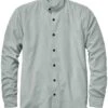 Fijn Corduroy Herenhemd, Grijsgroen -Armedangels Winkel fijn corduroy herenhemd