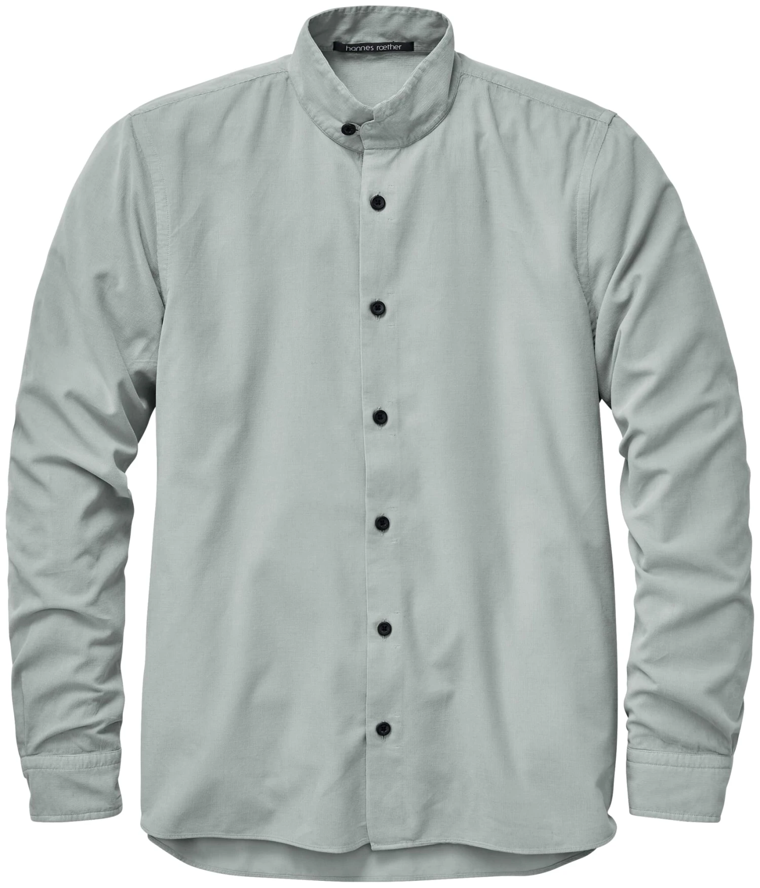 Fijn Corduroy Herenhemd, Grijsgroen 3 Fijn Corduroy Herenhemd, Grijsgroen