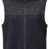 Gebreid Wandelvest Voor Heren, Blauw-zwart -Armedangels Winkel gebreid wandelvest heren
