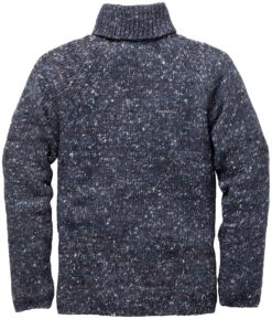 Gebreide Herentrui, Blauw Gemêleerd -Armedangels Winkel gebreide herentrui 4