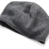 Gebreide Muts Unisex, Grijs Antraciet -Armedangels Winkel gebreide muts unisex 3
