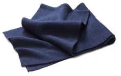 Gebreide Sjaal Van Merinoswol, Donkerblauw