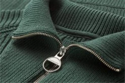 Armedangels Gebreide Troyer Voor Heren, Donkergroen 7 Armedangels Gebreide Troyer Voor Heren, Donkergroen -Armedangels Winkel gebreide troyer heren 2