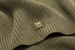 Geribde Gebreide Herensjaal, Olive -Armedangels Winkel geribde gebreide herensjaal 4