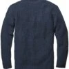 Geribde Herentrui, Blauw-Navy -Armedangels Winkel geribde herentrui