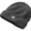 Geribde Muts Voor Heren, Donkergrijs -Armedangels Winkel geribde muts heren 6