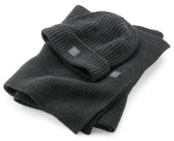 Geribde Muts Voor Heren, Donkergrijs -Armedangels Winkel geribde muts heren 8