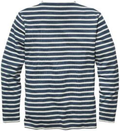 Armor-Lux Gestreept Herenoverhemd, Blue-Ecru -Armedangels Winkel gestreept herenoverhemd 1