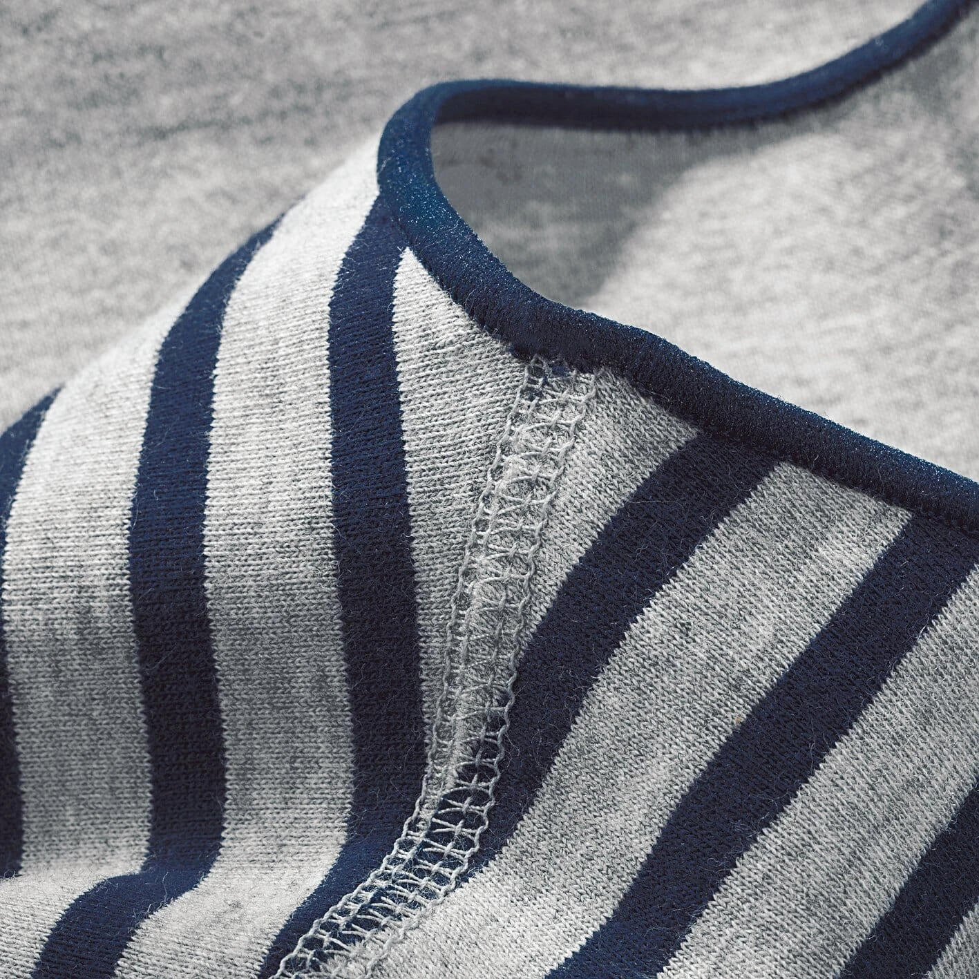 Armor-Lux Gestreept Shirt, Lichtgrijs 5 Armor-Lux Gestreept Shirt, Lichtgrijs - Afbeelding 3