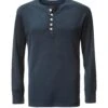 Henley Shirt, Donkerblauw -Armedangels Winkel henley shirt