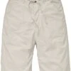 Heren Bermuda Krijtstreep, Zandgrijs -Armedangels Winkel heren bermuda krijtstreep