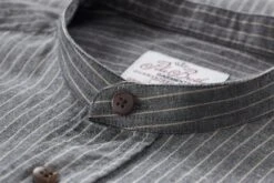 Heren Buccanoy Overhemd Gestreept, Blauw-Wit -Armedangels Winkel heren buccanoy overhemd gestreept 2