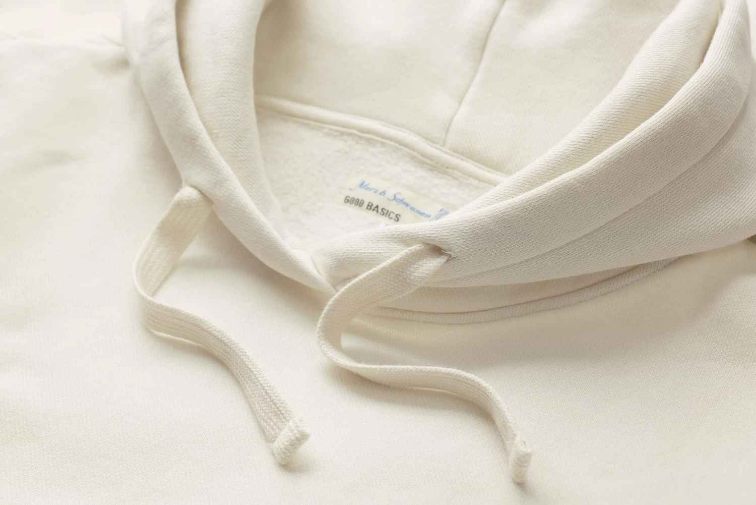 Heren Capuchon, Natuurlijk Wit 5 Heren Capuchon, Natuurlijk Wit - Afbeelding 3
