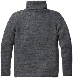 Heren Coltrui, Blauw Gemêleerd -Armedangels Winkel heren coltrui 1