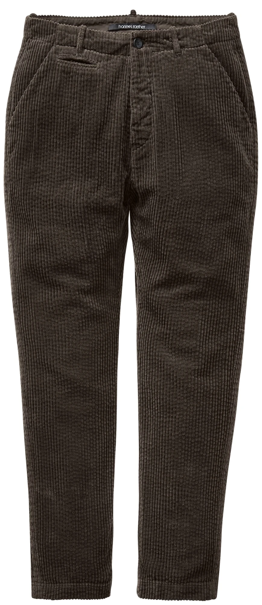 Heren Corduroy Broek Met Knopen, Grafiet 3 Heren Corduroy Broek Met Knopen, Grafiet