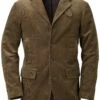 Heren Corduroy Jas, Olive -Armedangels Winkel heren corduroy jas