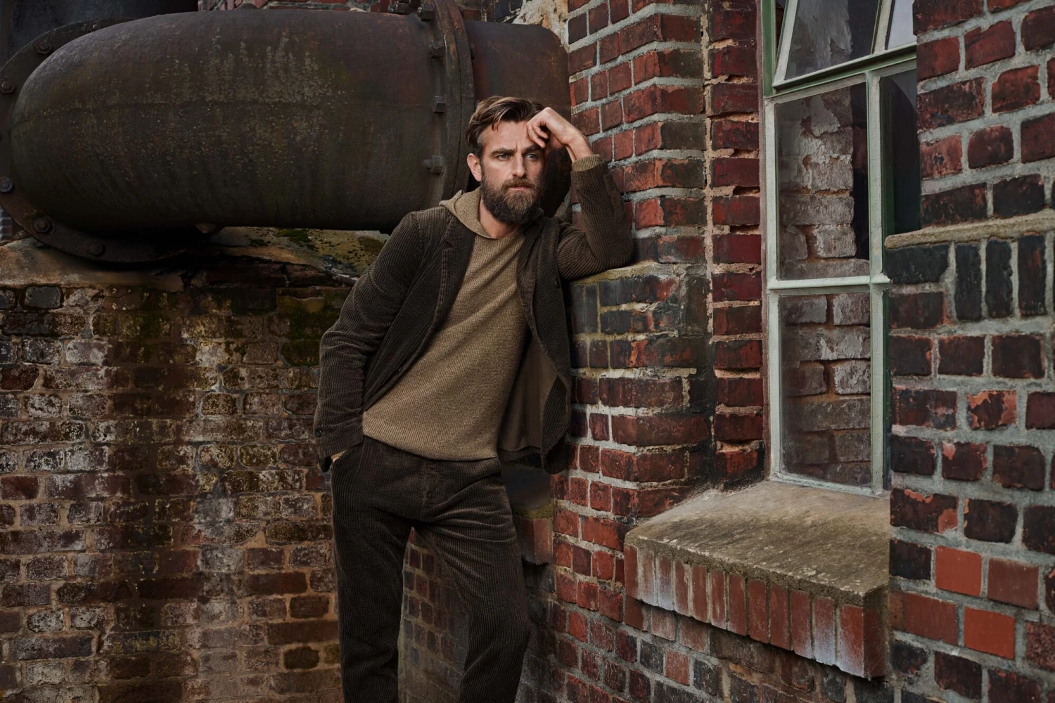 Heren Corduroy Jasje, Grafiet 6 Heren Corduroy Jasje, Grafiet - Afbeelding 4