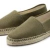 Heren Espadrilles, Olive -Armedangels Winkel heren espadrilles