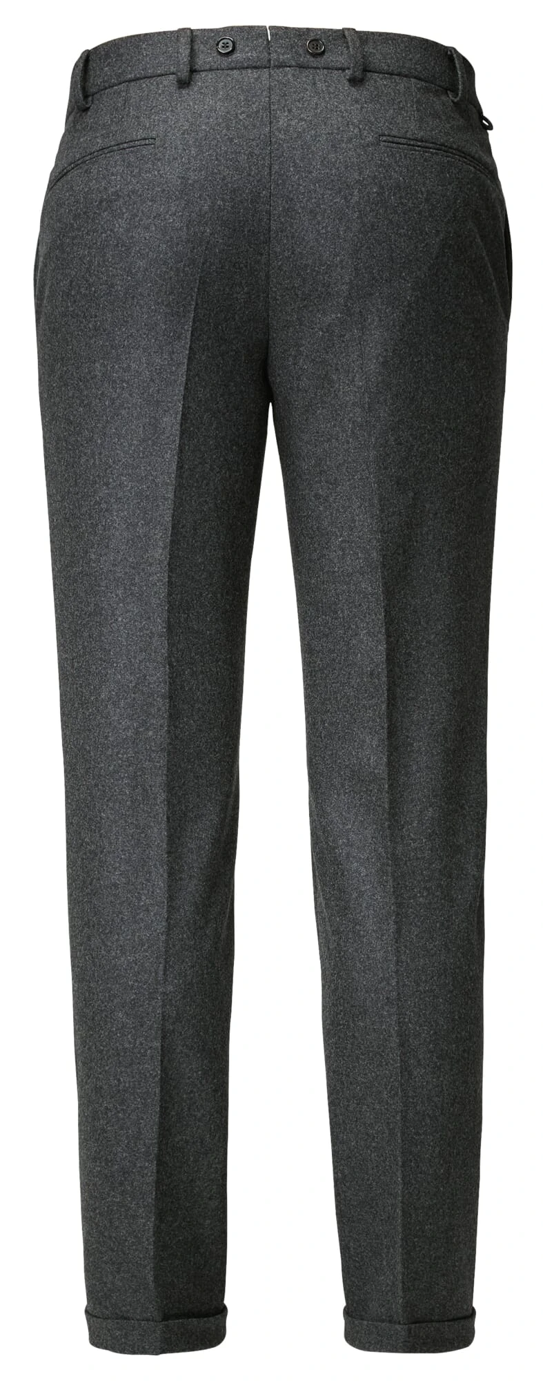 Heren Flanellen Broek, Antraciet Gemêleerd 4 Heren Flanellen Broek, Antraciet Gemêleerd - Afbeelding 2