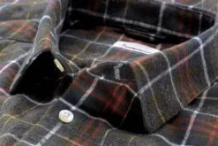 Heren Flanellen Overhemd Plaid, Groen-Rood -Armedangels Winkel heren flanellen overhemd plaid 5