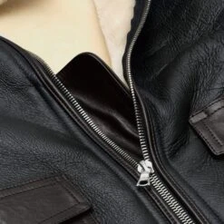 Heren Flyers Jacket, Zwart -Armedangels Winkel heren flyers jacket 5