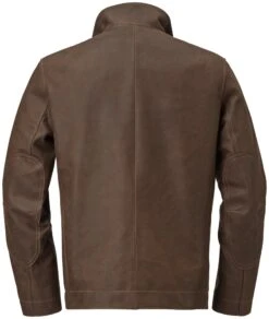 Heren Jas Van Koeienhuid, Bruin -Armedangels Winkel heren jas koeienhuid 1