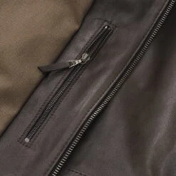 Heren Jas Van Koeienhuid, Donkerbruin -Armedangels Winkel heren jas koeienhuid 11