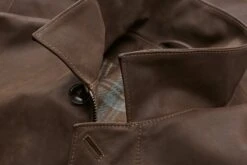 Heren Jas Van Koeienhuid, Bruin -Armedangels Winkel heren jas koeienhuid 2