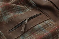 Heren Jas Van Koeienhuid, Bruin -Armedangels Winkel heren jas koeienhuid 3