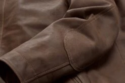 Heren Jas Van Koeienhuid, Bruin -Armedangels Winkel heren jas koeienhuid 4