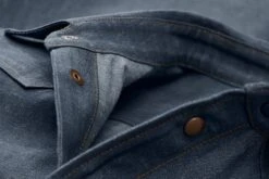 Heren Jeans Shirt, Blauw -Armedangels Winkel heren jeans shirt 5