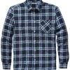 Heren Overhemd Katoen Plaid, Blauw-Wit 2 Heren Overhemd Katoen Plaid, Blauw-Wit -Armedangels Winkel heren overhemd katoen plaid