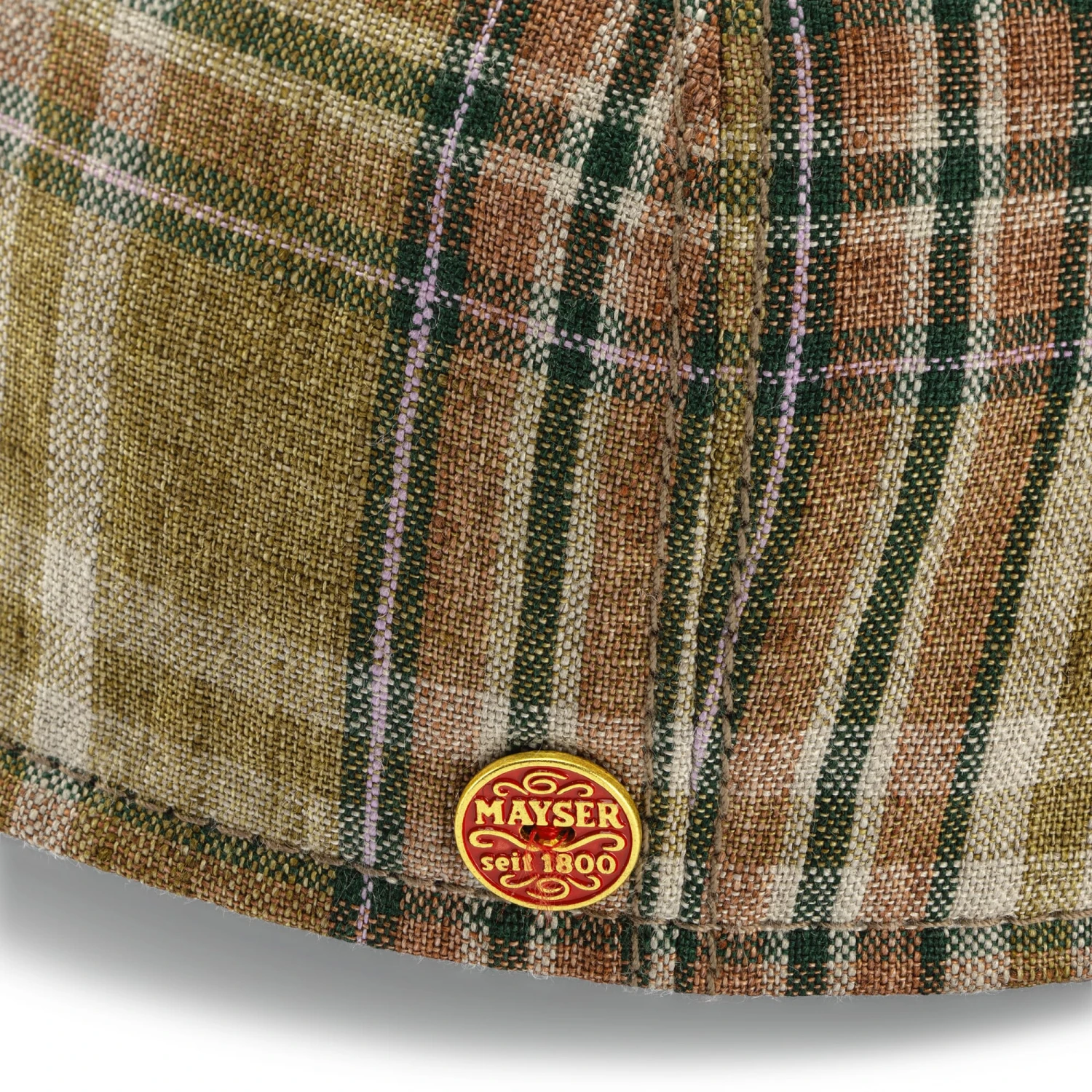 Heren Paddy Cap Geruit, Groen 4 Heren Paddy Cap Geruit, Groen - Afbeelding 2