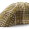Heren Paddy Cap Geruit, Groen -Armedangels Winkel heren paddy cap geruit