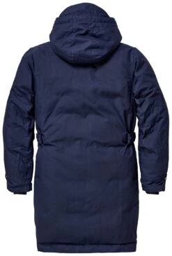 Heren Parka Met Dons, Navy -Armedangels Winkel heren parka dons 3