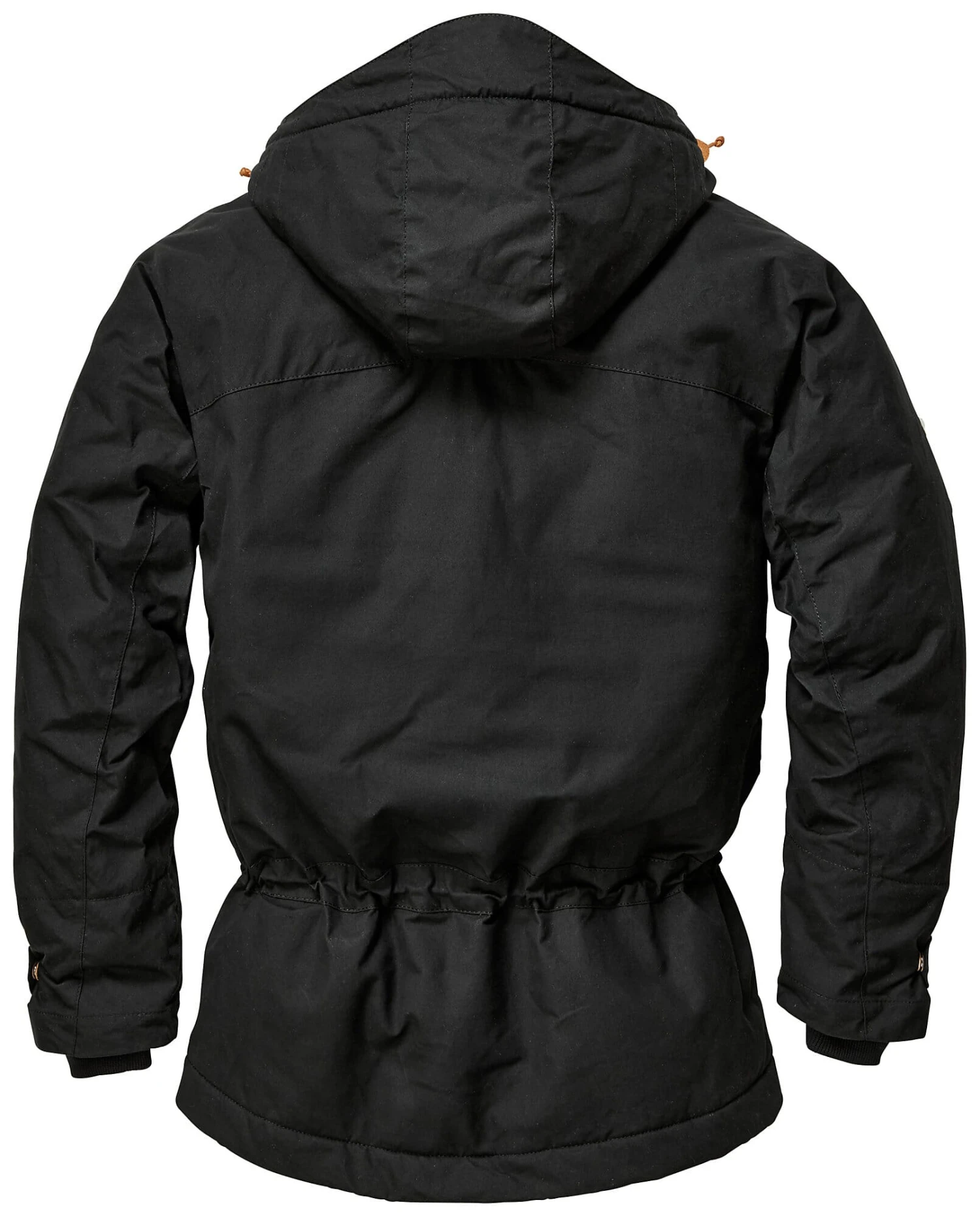 Heren Parka Jas, Zwart 6 Heren Parka Jas, Zwart - Afbeelding 4