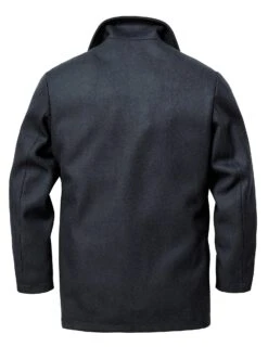 Heren Pea Coat, Donkerblauw -Armedangels Winkel heren pea coat 3