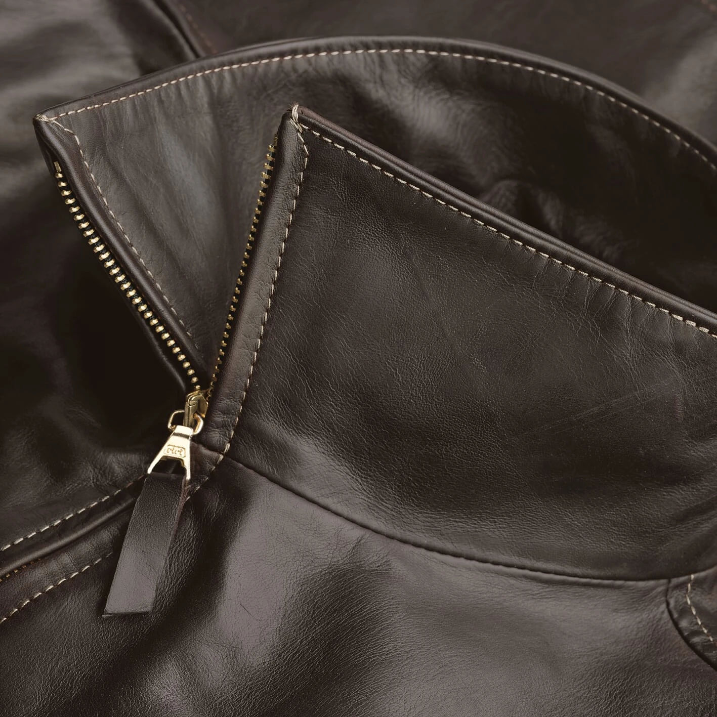 Heren Roadsterjas Paardenleer, Zwartbraun 8 Heren Roadsterjas Paardenleer, Zwartbraun - Afbeelding 6