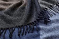 Heren Sjaal Kasjmier Wol, Blauw-Braun 5 Heren Sjaal Kasjmier Wol, Blauw-Braun -Armedangels Winkel heren sjaal kasjmier wol 1