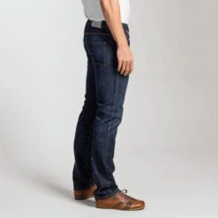 Heren Slim Straight Jeans, Blauw -Armedangels Winkel heren slim straight jeans 2