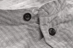 Heren Slip-on Shirt, Grijs Melange -Armedangels Winkel heren slip on shirt 11