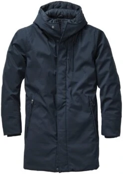 Heren Softshell Long Jacket, Donkerblauw