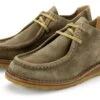 Heren Suède Schoen, Groen-grijs -Armedangels Winkel heren suede schoen