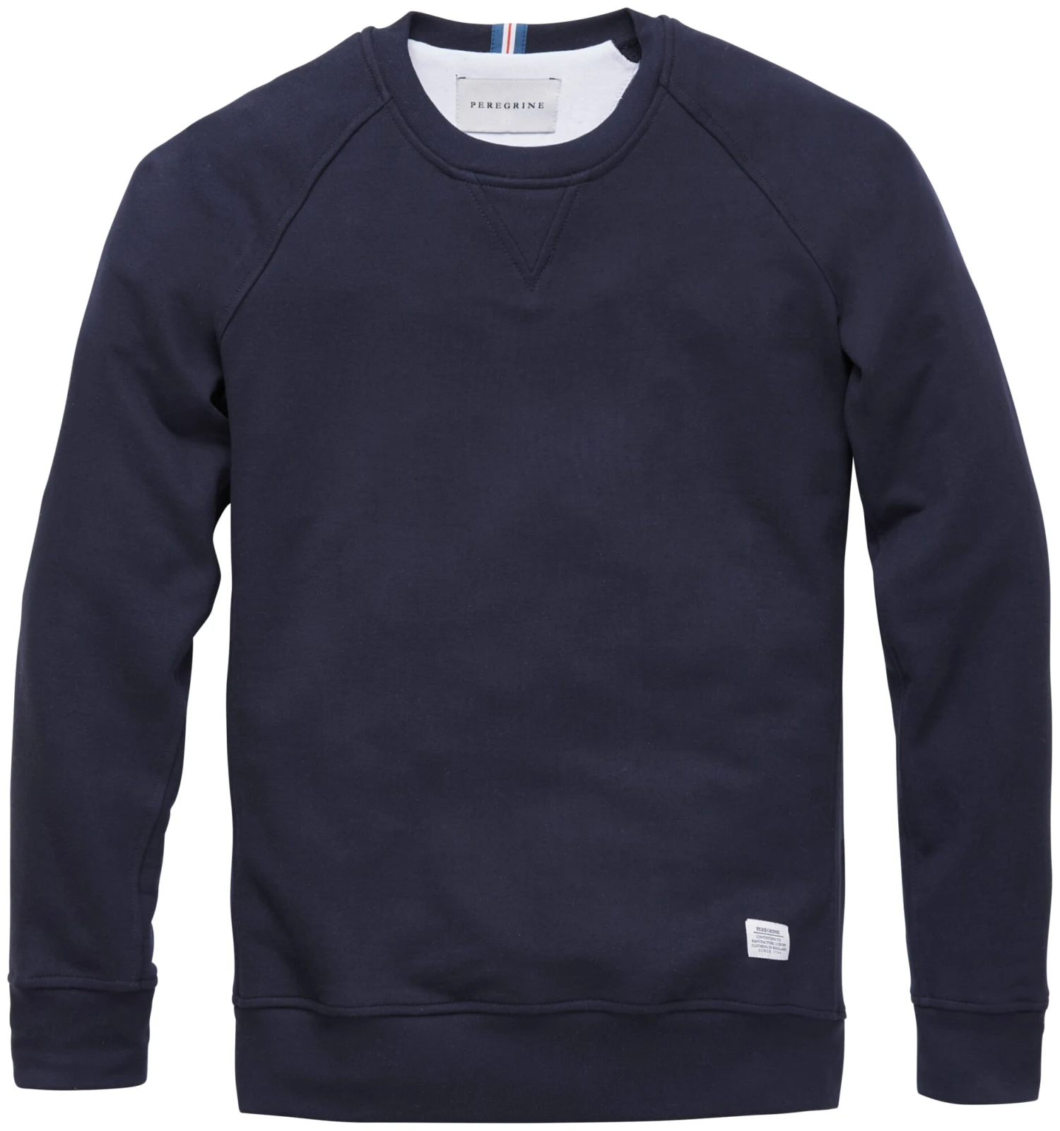 Heren Sweatshirt Raglan, Donkerblauw 3 Heren Sweatshirt Raglan, Donkerblauw