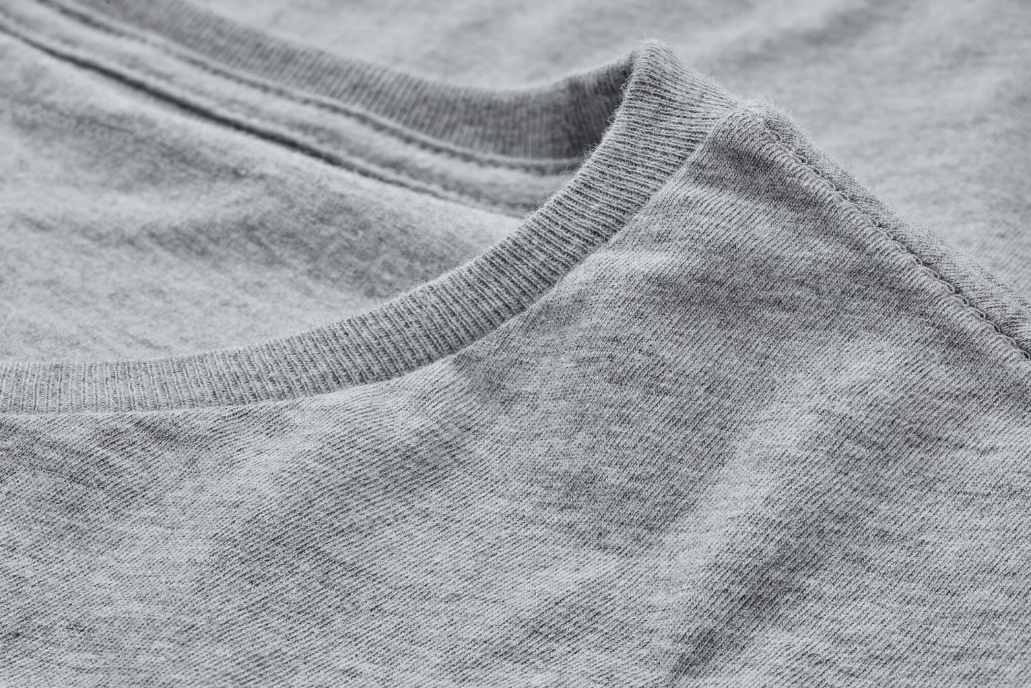 Heren T-shirt Borstzak, Grijs Melange 5 Heren T-shirt Borstzak, Grijs Melange - Afbeelding 3