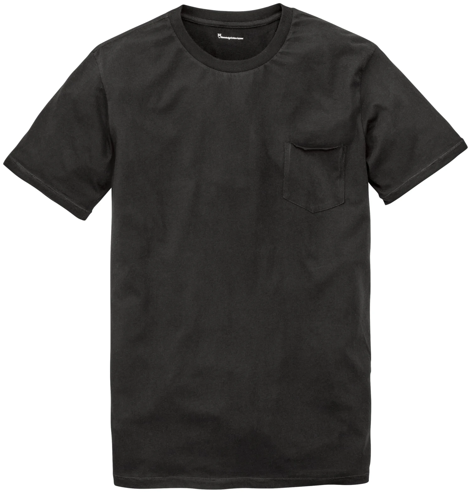 Heren T-shirt Borstzak, Zwart 3 Heren T-shirt Borstzak, Zwart